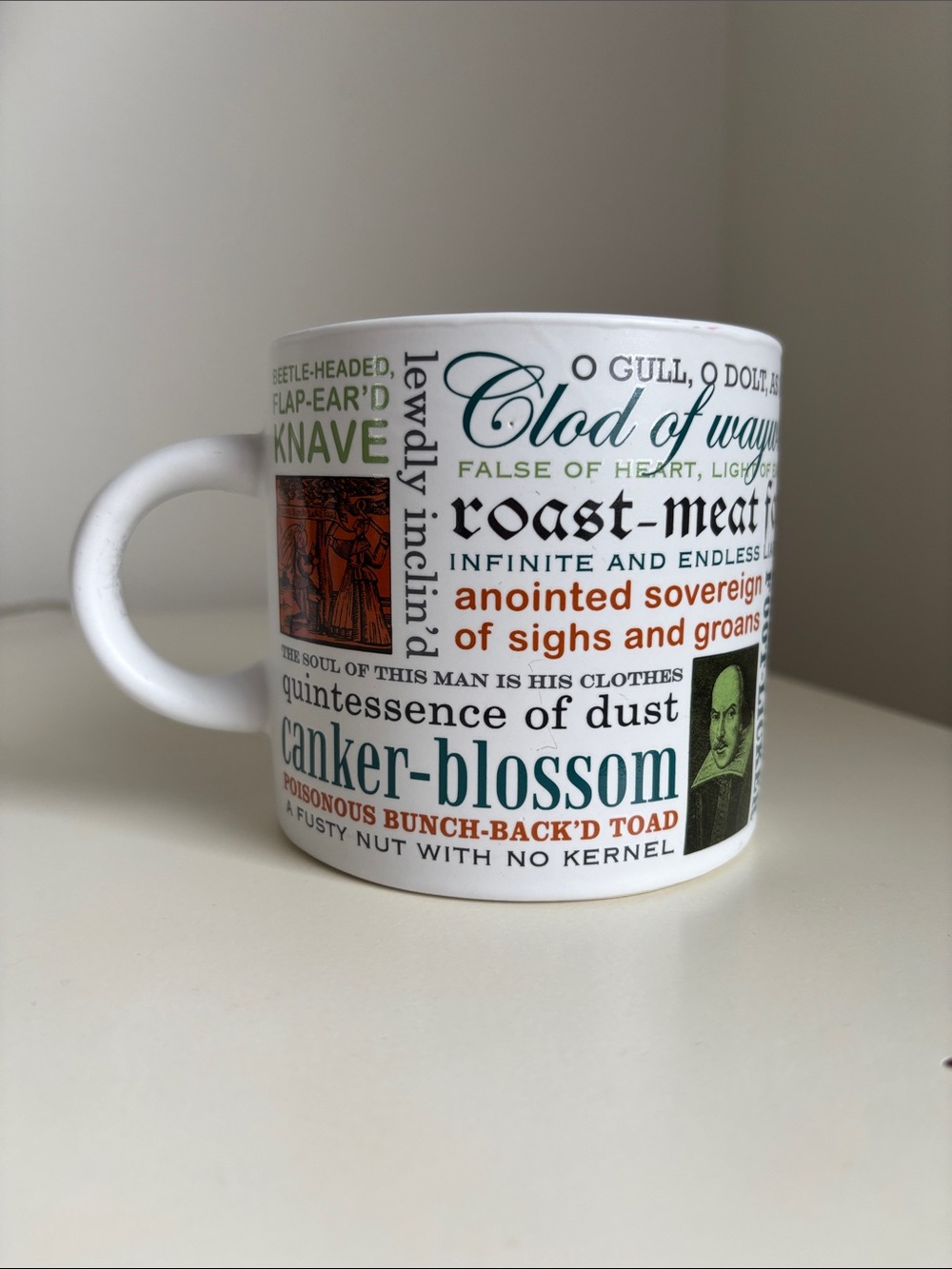 The Unemployed Philosopher’s Guild Shakespearean Insults 2015 Coffee Mug The Une